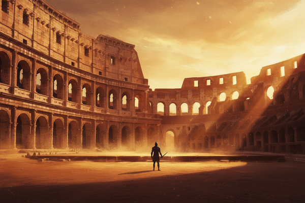 Scene from Gladiator movie