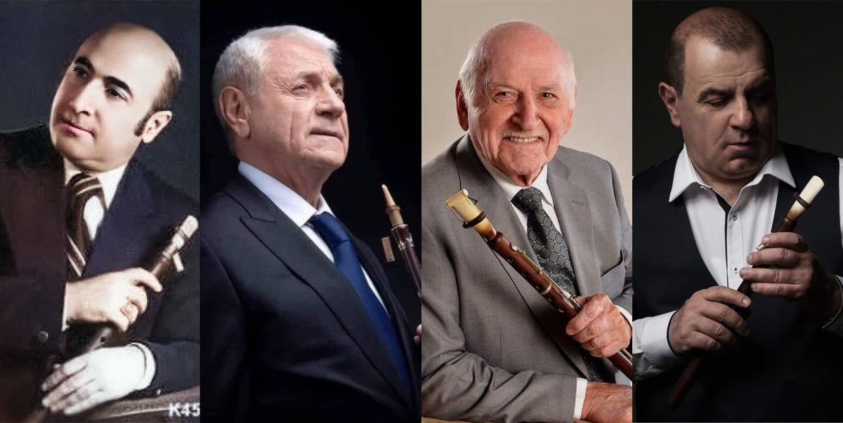 Legendary Armenian duduk masters including Djivan Gasparyan