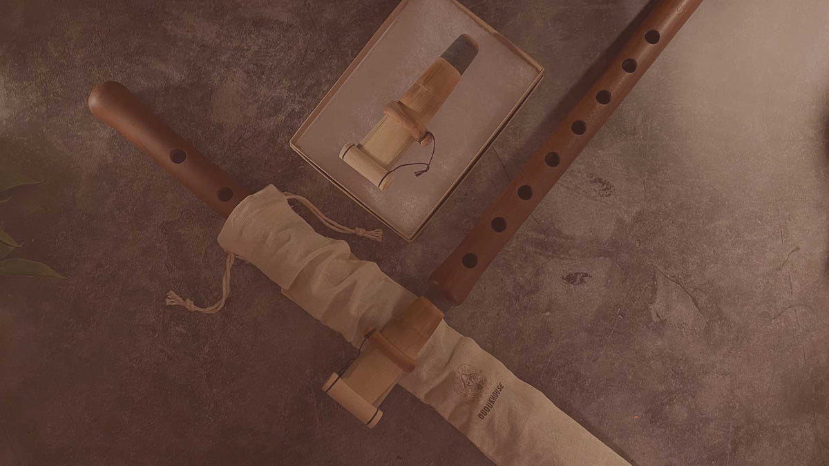 Collection of authentic Armenian duduks handcrafted from apricot wood